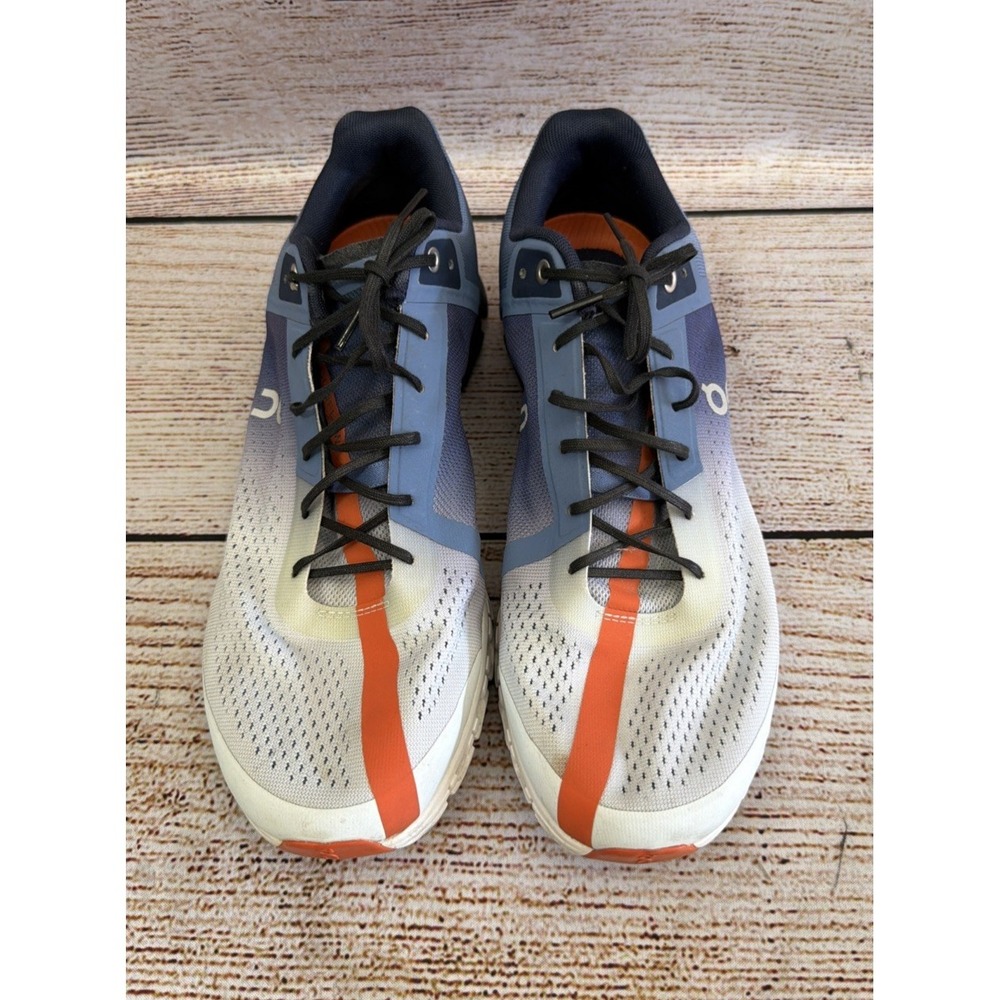 ON Cloudflow Mens Size 9.5 Running Shoes Blue Light 35.99237 Sneakers Used